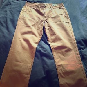 Bonobos slim straight washed khaki chinos 32x30